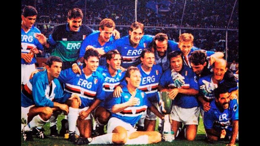 Sampdoria – Perdeu a final de 1991/92 para o Barcelona, em Wembley, pelo placar de 1 a 0.