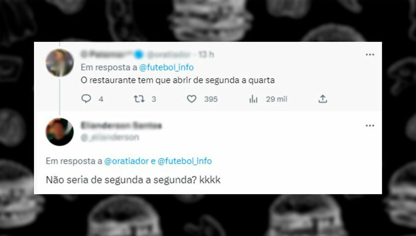 Anúncio de nova hamburgueria do Vasco faz sucesso na web e rende memes dos torcedores rivais.