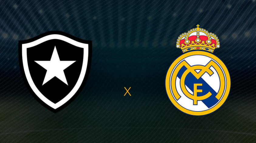 Botafogo x Real Madrid - 3 jogos com três empates.