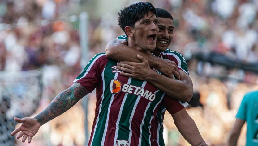 25/02/2023 - FLUMINENSE 3x0 PORTUGUESA - Com a dupla Cano e Keno afiada, os tricolores saborearam a vitória por 3 a 0. O argentino marcou dois e Keno fez o terceiro.