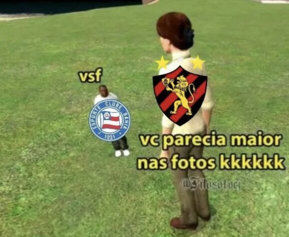 Bahia sofre com memes após goleada por 6 a 0 para o Sport pela Copa do Nordeste