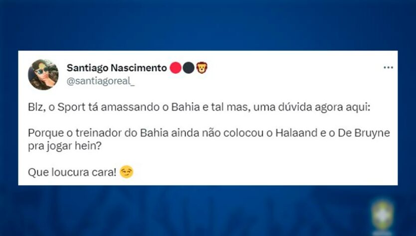 Bahia sofre com memes após goleada por 6 a 0 para o Sport pela Copa do Nordeste