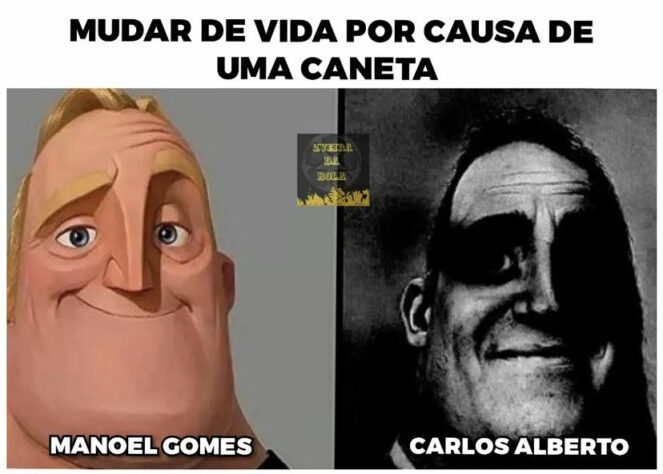 Tudo por uma caneta do Arrascaeta! Carlos Alberto sofre com memes após demissão da Band.