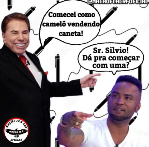 Tudo por uma caneta do Arrascaeta! Carlos Alberto sofre com memes após demissão da Band.