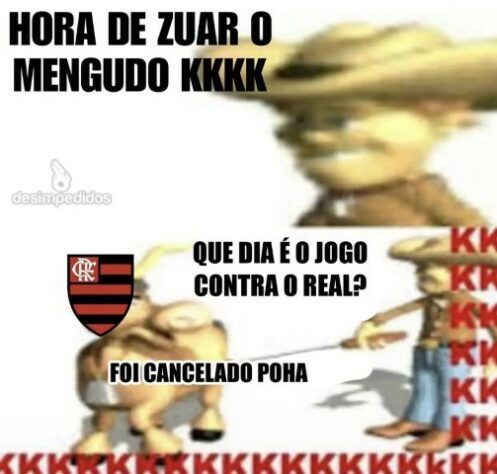 "Real Madrid, pode esperar": rivais usam música para fazer memes com o Flamengo após vexame no Mundial de Clubes.