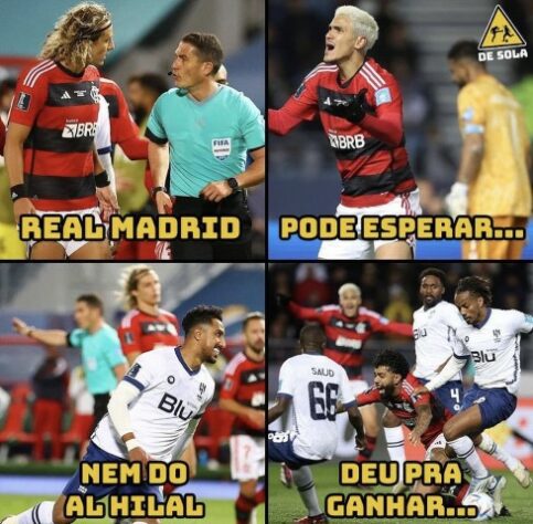 "Real Madrid, pode esperar": rivais usam música para fazer memes com o Flamengo após vexame no Mundial de Clubes.