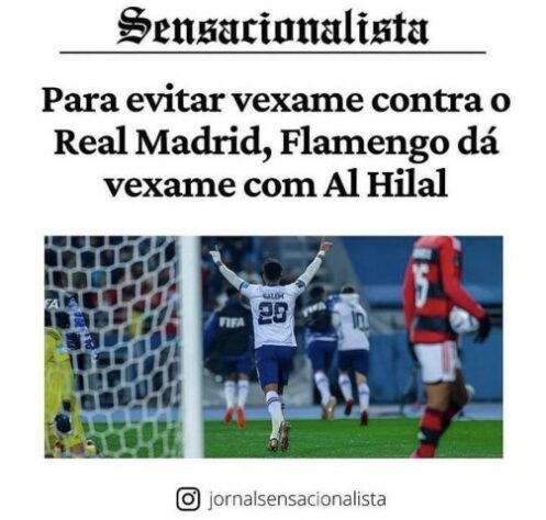 Cheirinho de volta, Real Madrid esperando na final e montagens com Vítor Pereira: memes zoam derrota do Flamengo para o Al Hilal na semifinal do Mundial de Clubes