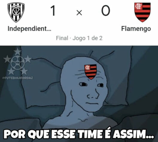 Rivais fazem memes com derrota do Flamengo para o Independiente del Valle na Recopa Sul-Americana.