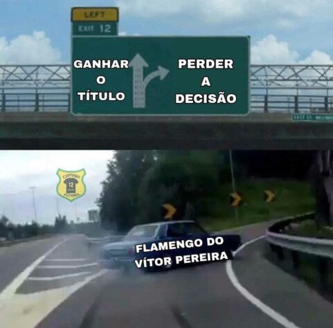 Que fase, Vítor Pereira! Rivais fazem memes após Flamengo perder título da Taça Guanabara para o Fluminense