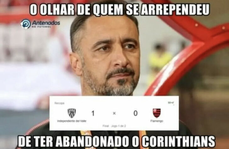 Rivais fazem memes com derrota do Flamengo para o Independiente del Valle na Recopa Sul-Americana.