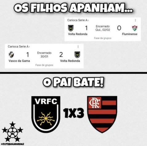 Os melhores memes de Flamengo 3 x 1 Volta Redonda pelo Campeonato Carioca