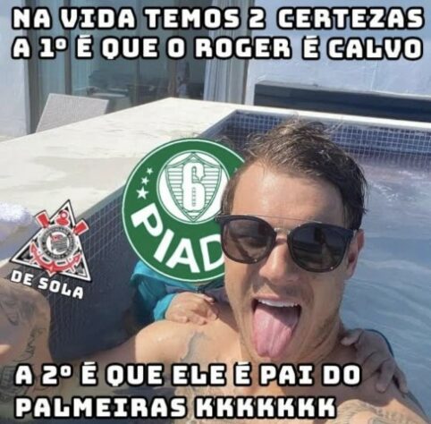 Memes com Rony e Róger Guedes fizeram sucesso no repertório de zoeiras após o empate no Dérbi.