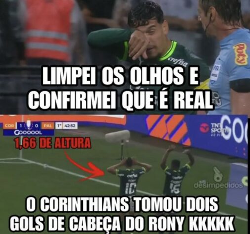 Memes com Rony e Róger Guedes fizeram sucesso no repertório de zoeiras após o empate no Dérbi.