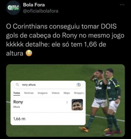 Memes com Rony e Róger Guedes fizeram sucesso no repertório de zoeiras após o empate no Dérbi.