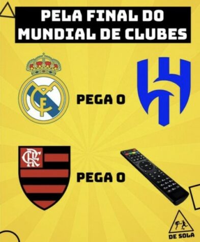 VP gênio, Real Madrid cansou de esperar os memes da queda do Flamengo no  Mundial de Clubes