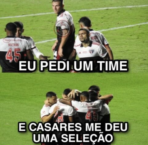 Os melhores memes de São Paulo 5 x 1 Inter de Limeira pelo Campeonato Paulista