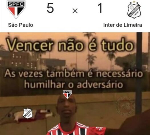 Os melhores memes de São Paulo 5 x 1 Inter de Limeira pelo Campeonato Paulista