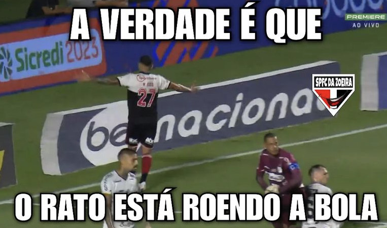 Os melhores memes de São Paulo 5 x 1 Inter de Limeira pelo Campeonato Paulista