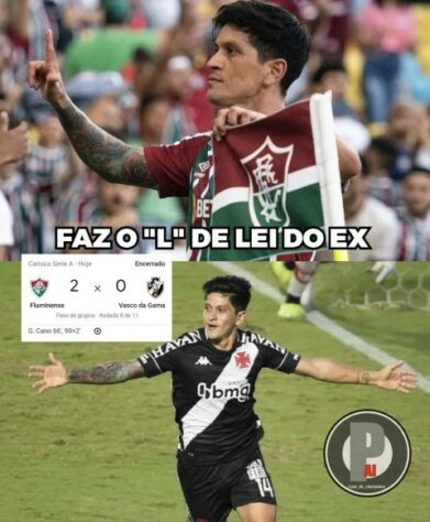 Os melhores memes de Fluminense 2 x 0 Vasco da Gama, com direito a pintura de Germán Cano