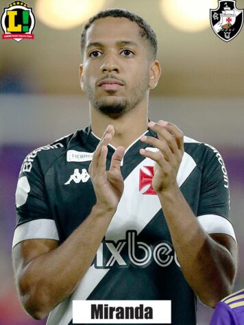 Miranda - 6,0 - O zagueiro fez dois tempos distintos. No primeiro foi extremamente seguro. Já no segundo, chegou atrasado na marcação e no ataque do Boavista, o time de Saquarema diminuiu o placar.