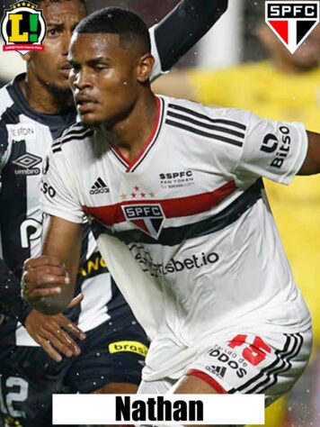 Nathan - Nota: 5,5 / Começou mal, cometendo erros bobos de passe e domínio. Quase entregou um gol para o Tigre no primeiro tempo. Melhorou no segundo tempo. 