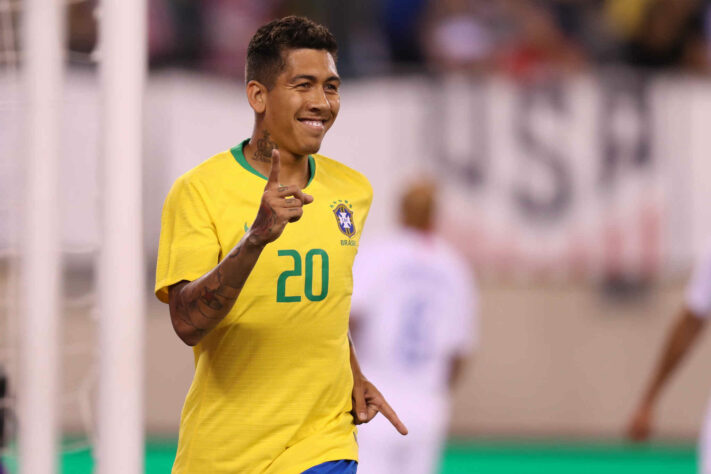 Roberto Firmino - Jogava no Liverpool em 2018 (Foto: Lucas Figueiredo / CBF)