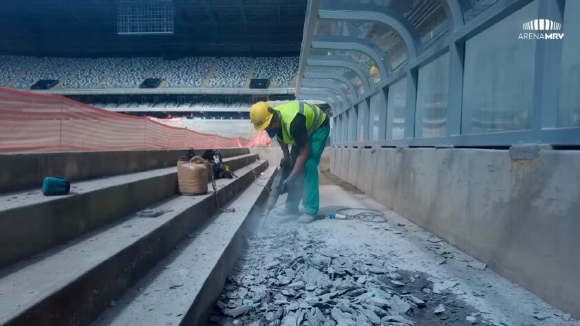 Veja aqui como está a Arena MRV.