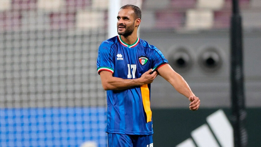 2º lugar: Bader Al-Mutawa – atacante (seleção do Kuwait): 196 jogos e 56 gols