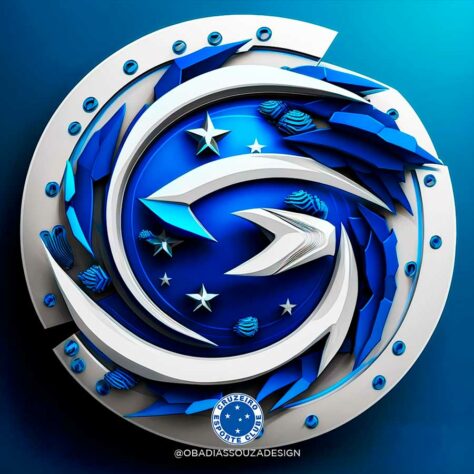 Escudo do Cruzeiro recriado com uso da Inteligência Artificial