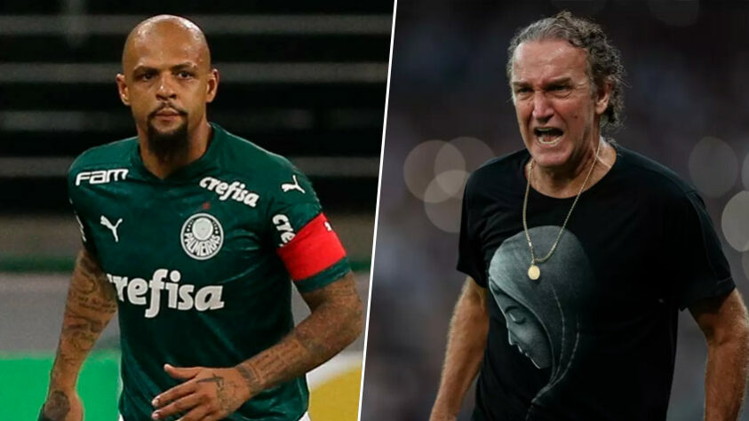 Felipe Melo x Cuca (Palmeiras - 2017) - Os dois não viviam um momento de harmonia, inclusive, o volante chegou a ser afastado do elenco. Um áudio de Felipe Melo criticando o treinador vazou na internet e, após dois meses afastado, foi reintegrado.