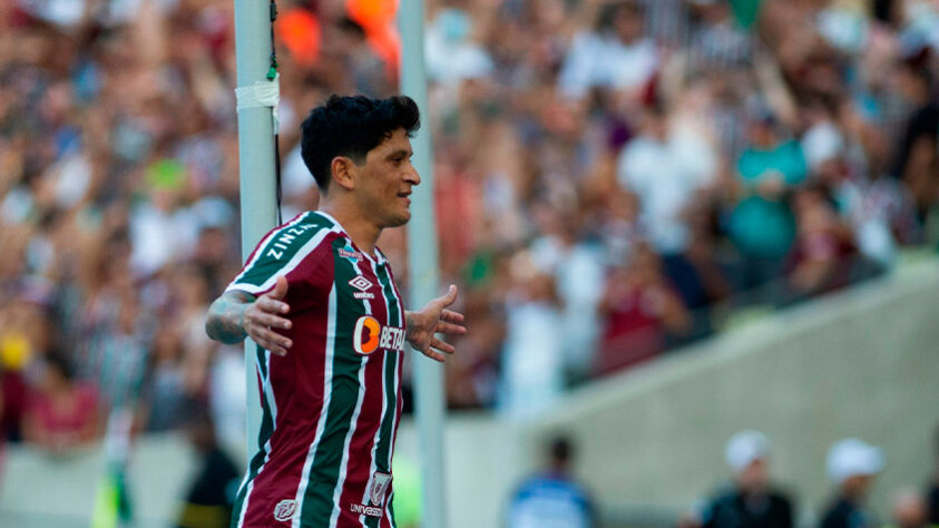 18/03/2023 - FLUMINENSE 7x0 VOLTA REDONDA - No Maracanã, o Fluminense não deu chances para o Volta Redonda. Germán Cano anotou quatro gols e Samuel Xavier, Alexsander e Martinelli completaram a goleada. Os tricolores iam para sua quarta final consecutiva.