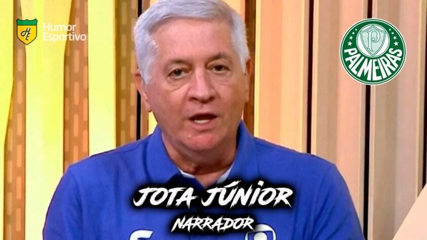 Também demitido do Grupo Globo neste mês, Jota Júnior afirmou simpatizar com o Palmeiras.