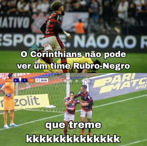 Eliminado do Paulistão pelo Ituano, Corinthians é alvo de memes nas redes sociais