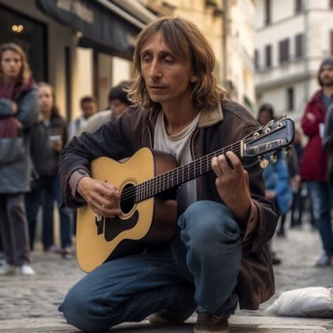 Artes criadas com inteligência artificial: Luka Modric virou artista de rua