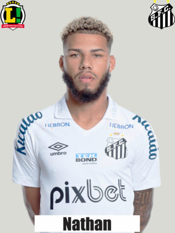 Nathan - 6,0 / O lateral não comprometeu defensivamente, mas pouco adicionou na fase ofensiva do Santos.