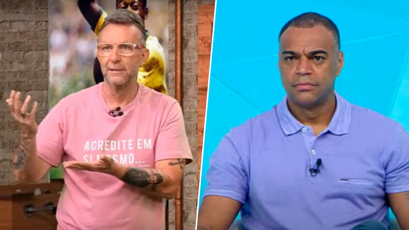 Na data em que o "Donos da Bola" completou 11 anos, Denilson não bateu palmas para parabenizar o programa apresentado por Neto. Nas redes sociais, o ex-jogador do Corinthians mandou uma indireta ao comentarista do Jogo Aberto: "Muitas vezes, determinados aplausos não são bem-vindos. Você ser aplaudido por quem não é correto, não é legal. Quem não aplaudiu, eu caguei".