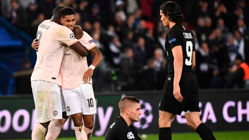 PSG 1x3 Manchester United - Champions League (oitavas de final), temporada 2018/2019 - Placar do jogo de ida: Manchester United 0x2 PSG