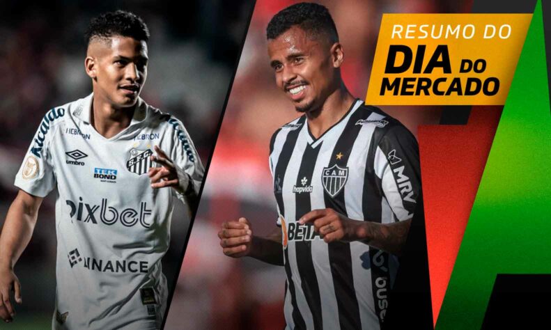 Flamengo aumenta proposta por Ângelo, Palmeiras quer volante do Atlético-MG... tudo isso e muito mais a seguir no resumo do Dia do Mercado detsa quinta-feira (02):