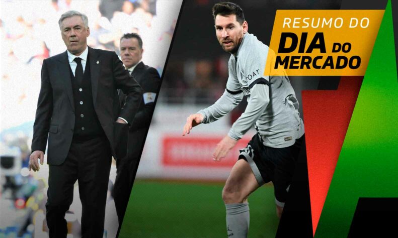 Messi pode voltar ao Barcelona, Ancelotti faz planos para o futuro... tudo isso e muito mais você confere a seguir no resumo do Dia do Mercado deste sábado (18). 