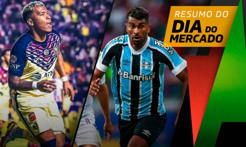 Fluminense encaminha acerto com volante do Grêmio, colombiano é oferecido ao Botafogo... tudo isso e muito mais a seguir no resumo do Dia do Mercado nesta quarta-feira (30):