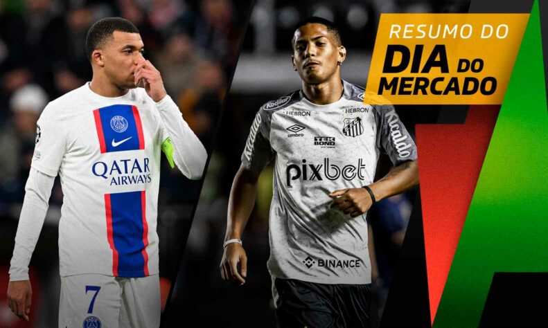 Ângelo define seu futuro, Real Madrid volta a mirar Mbappé... tudo isso e muito mais a seguir no resumo do Dia do Mercado desta sexta-feira (10):