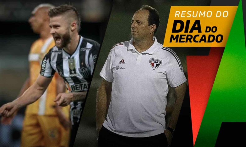 Vasco quer atacante do Atlético-MG, futuro de Rogério Ceni é definido no São Paulo... tudo isso e muito mais a seguir no resumo do Dia do Mercado desta quinta-feira (16):