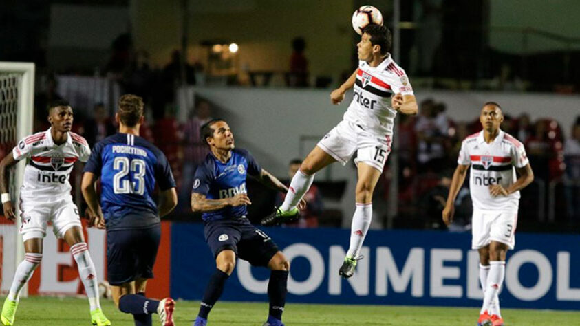 São Paulo (2019): Eliminado pelo Talleres, da Argentina. Placar agregado: 0 x 2