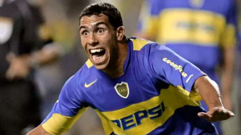 2003 - Carlos Tévez (Boca Juniors) / 2º lugar: José Cardozo (Toluca-MEX); 3º lugar: Diego (Santos)