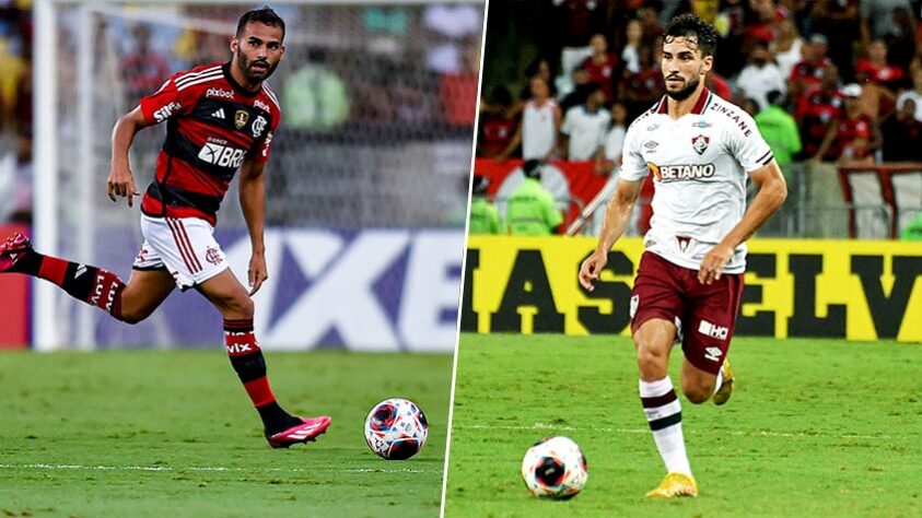 Thiago Maia (Flamengo) x Martinelli (Fluminense)