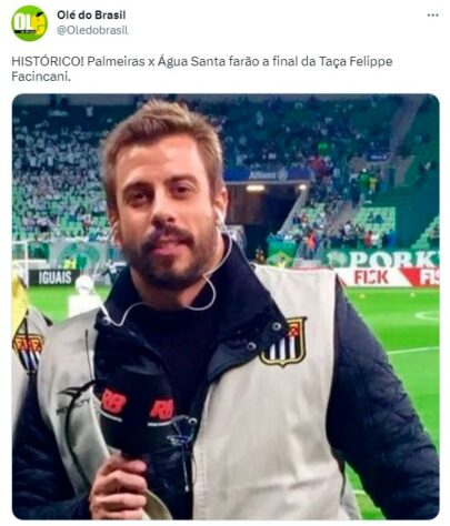 Após a classificação do Água Santa para final do Paulistão, muitos torcedores lembraram do áudio vazado de Felippe Facincani. Em 2016, após a goleada do time de Diadema, o jornalista detonou o técnico Cuca e a diretoria palmeirense, chegando a chamar o Água Santa de time de várzea.