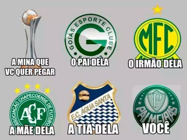 Em 2016, Palmeiras foi alvo de memes após sofrer goleada por 4 a 1 para o modesto Água Santa na fase de grupos do Paulistão.