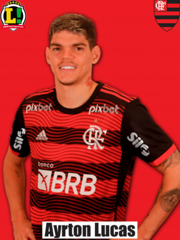 AYRTON LUCAS - 4,5 - Segundo jogo consecutivo que o lateral vai mal. Pareceu sem fôlego, justamente seu maior atributo, e não apresentou nada ofensivamente. 