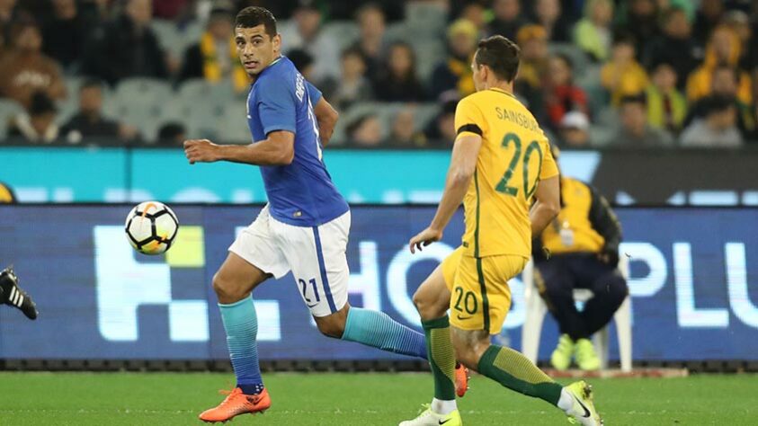 Último jogador do Sport titular na Seleção Brasileira: Diego Souza - (13/06/17) - Brasil 4 x 0 Austrália - Amistoso