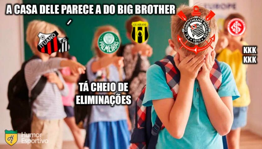 Neste domingo, o Corinthians foi surpreendido pelo Ituano e acabou eliminado, nos pênaltis, do Campeonato Paulista 2023. A queda dentro de casa, porém, não é novidade para o Timão. O alvinegro já acumula 11 eliminações dentro da Neo Química Arena desde a sua inauguração. Relembre, em memes, todos os adversários e as zoeiras que rolaram nas redes sociais após os jogos. (Por Humor Esportivo)